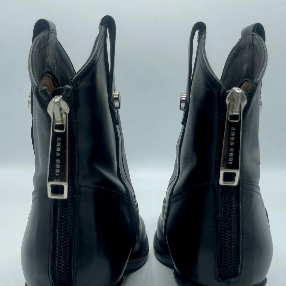 Anna Cori Vitello Negru Booties 9